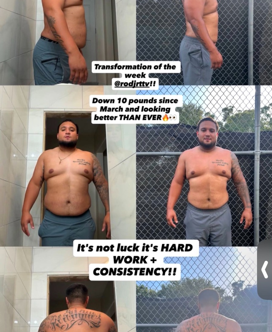 10 pound client transformation